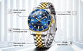Zora Gem OLEVS 9809 Men's Quartz Fashion Watch